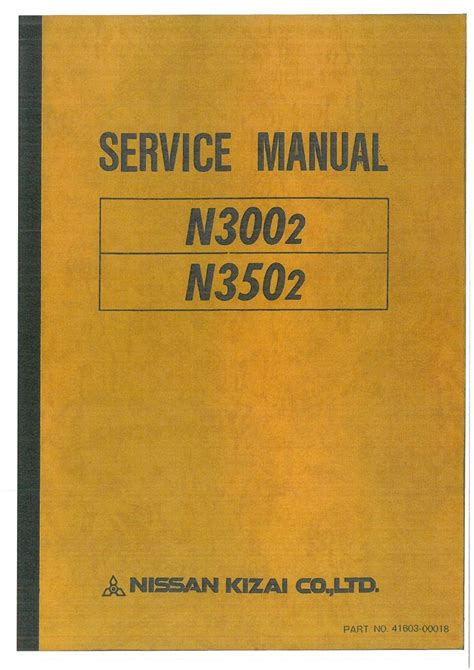 nissan kizai mini giant excavator manual|OPERATION & SERVICE MANUAL N150 .